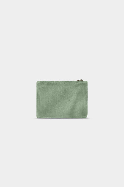 Lou Mint Green Corduroy Pouch