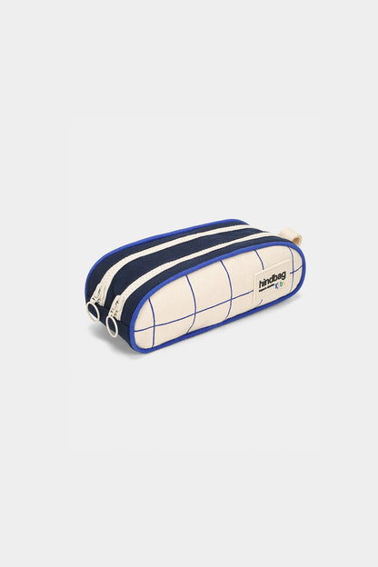 Malo Tricolor Check Pencil Case