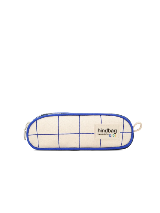 Malo Tricolor Check Pencil Case