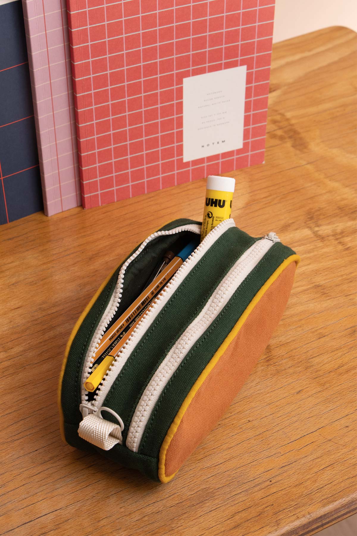 Malo Tricolor Electric Blue Pencil Case