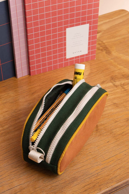 Malo Tricolor Electric Blue Pencil Case