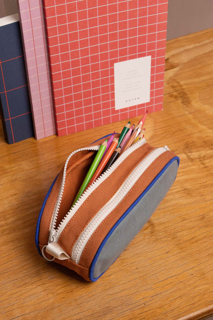 Malo Tricolore Blush Pink Pencil Case
