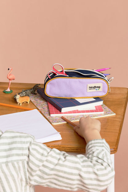 Malo Tricolor Lilac Pencil Case