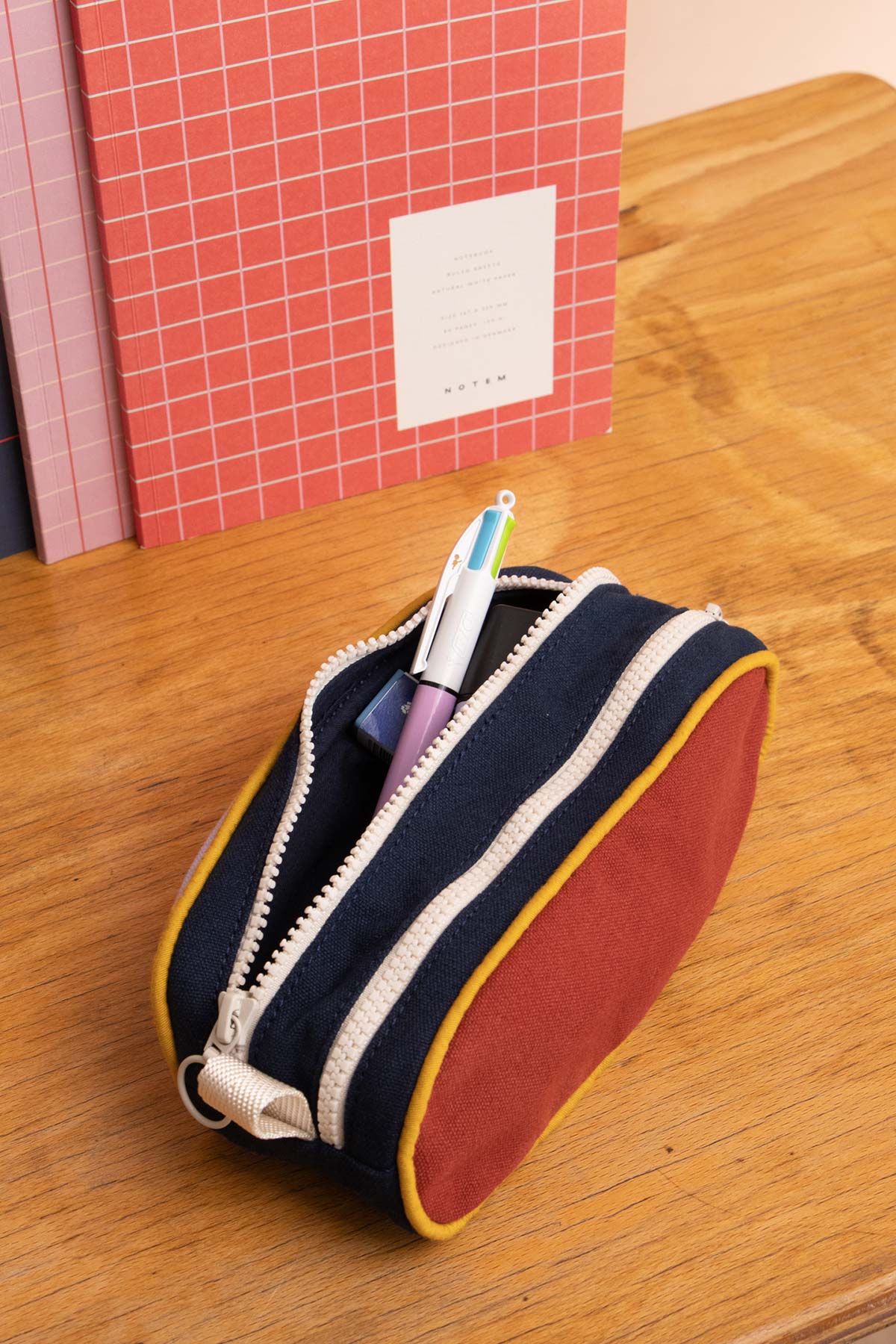 Malo Tricolor Lilac Pencil Case