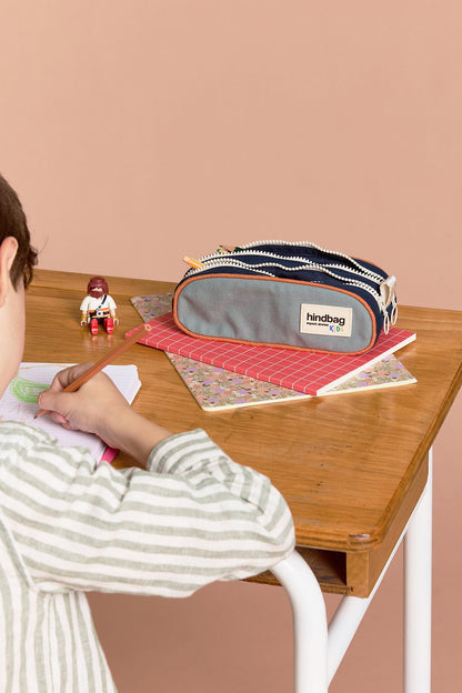 Malo Tricolor Sage Pencil Case