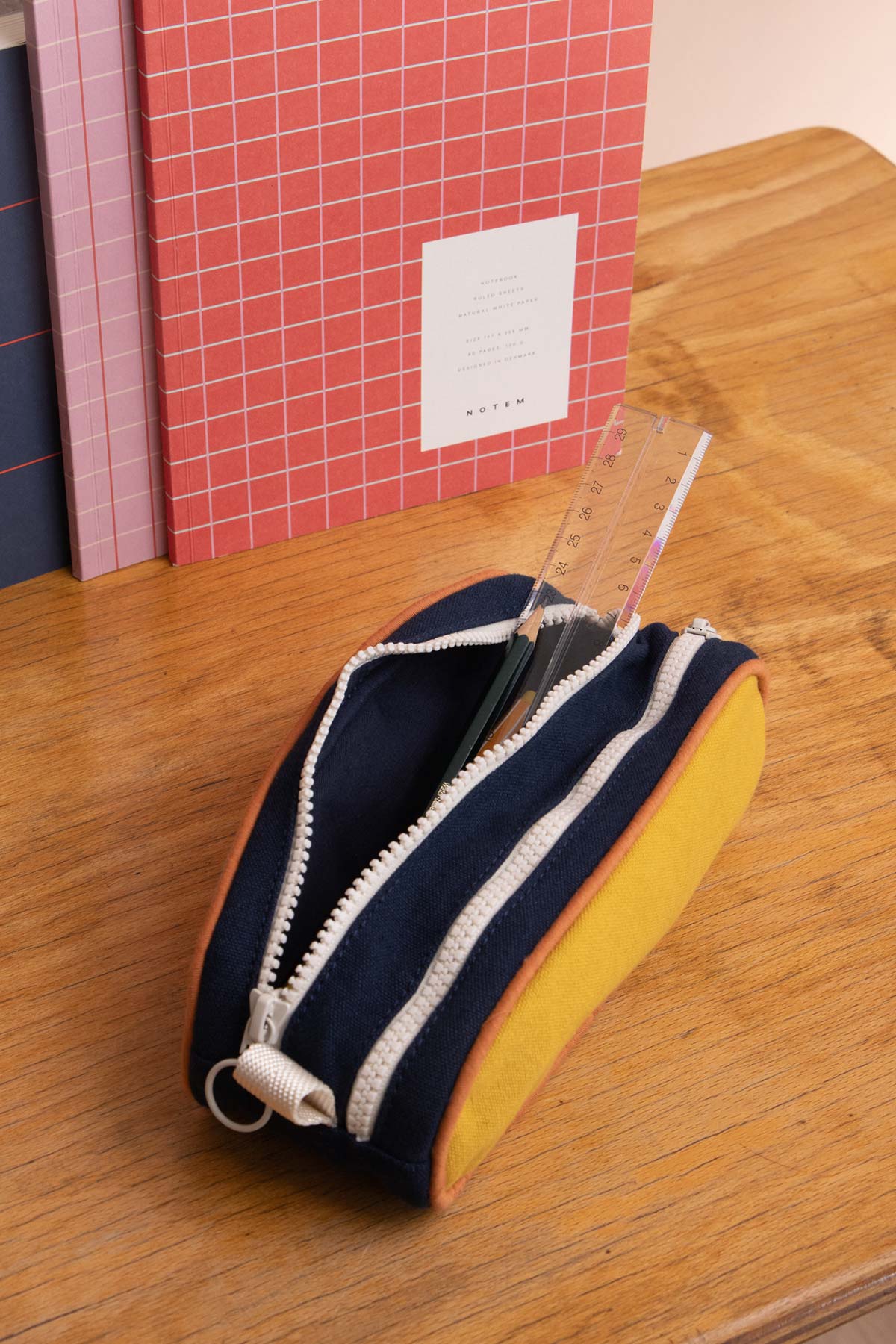 Malo Tricolor Sage Pencil Case