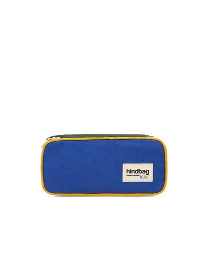 Max Tricolore Electric Blue Pencil Case