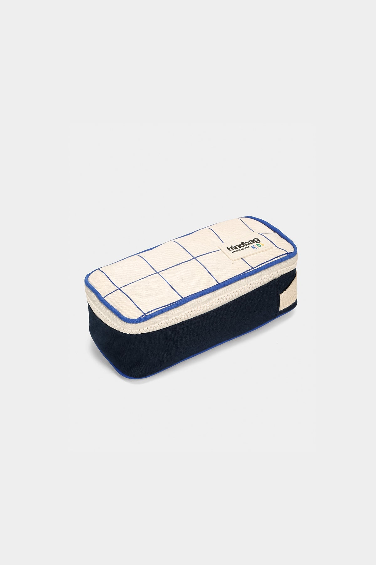 Max Tricolor Checkered Pencil Case