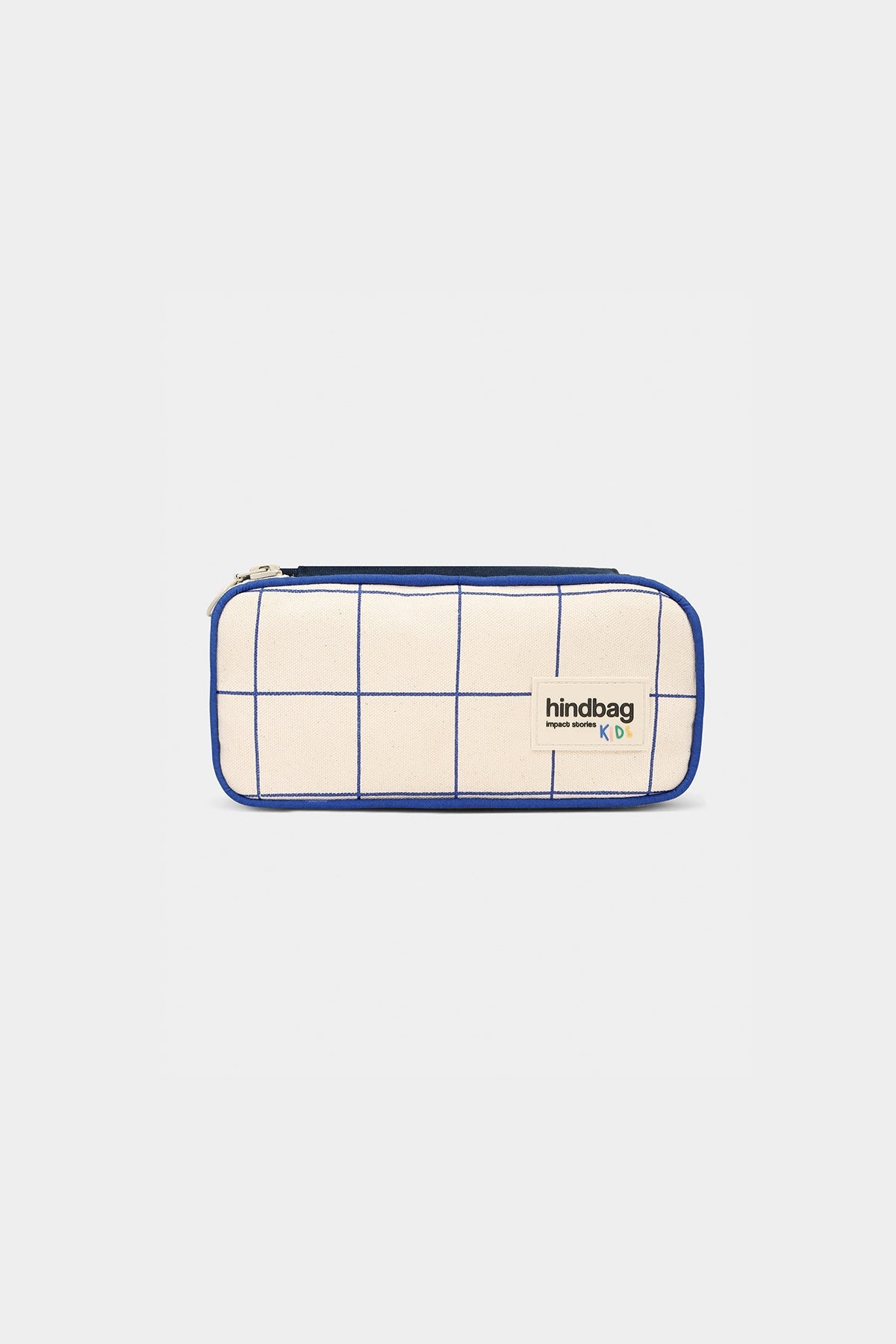 Max Tricolor Checkered Pencil Case