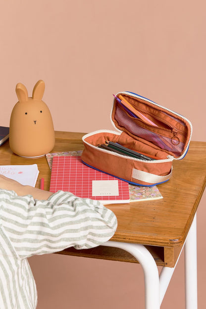 Max Tricolore Blush Pink Pencil Case