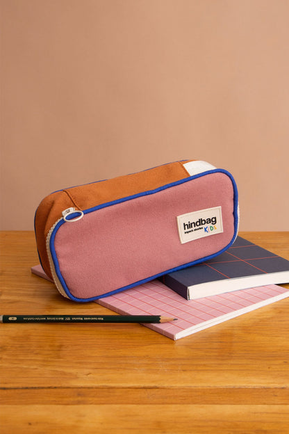 Max Tricolore Blush Pink Pencil Case