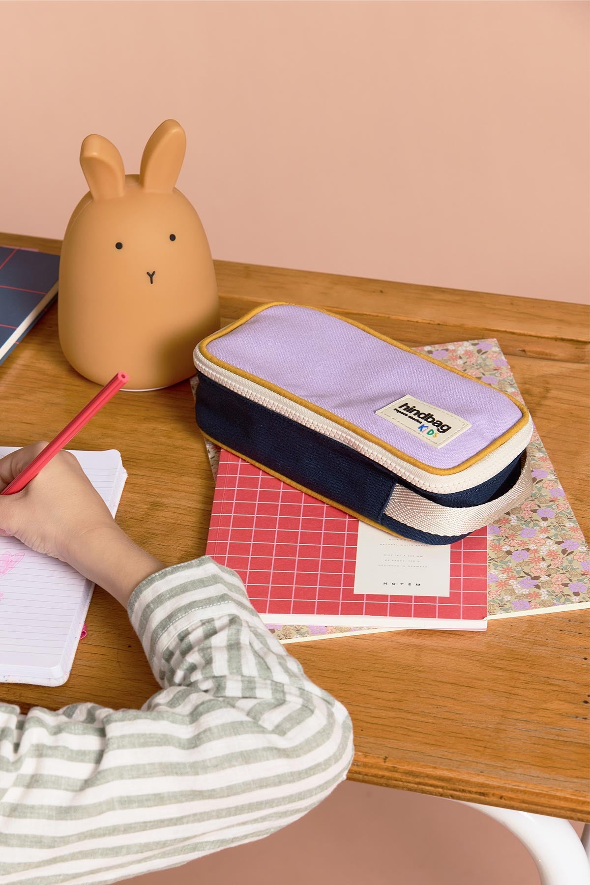 Max Tricolor Lilac Pencil Case