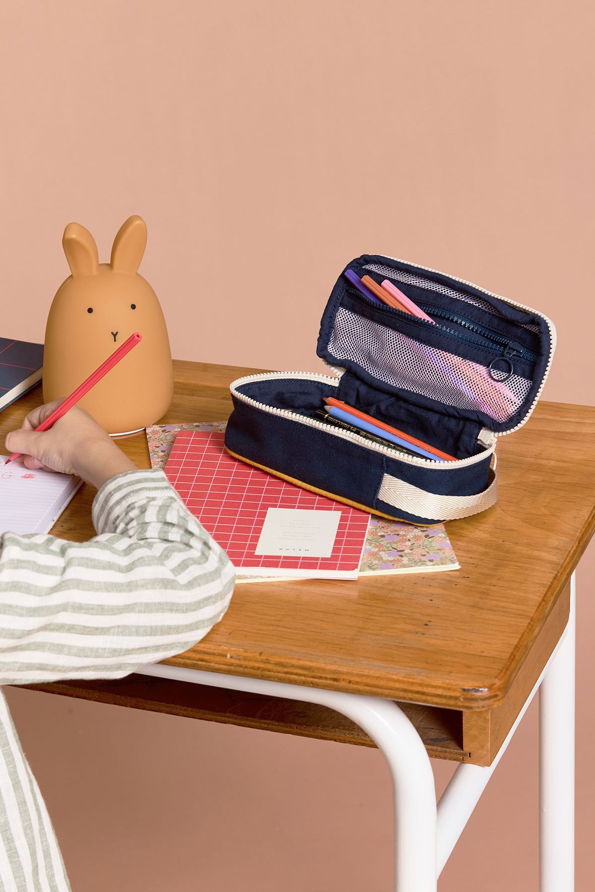 Max Tricolor Lilac Pencil Case