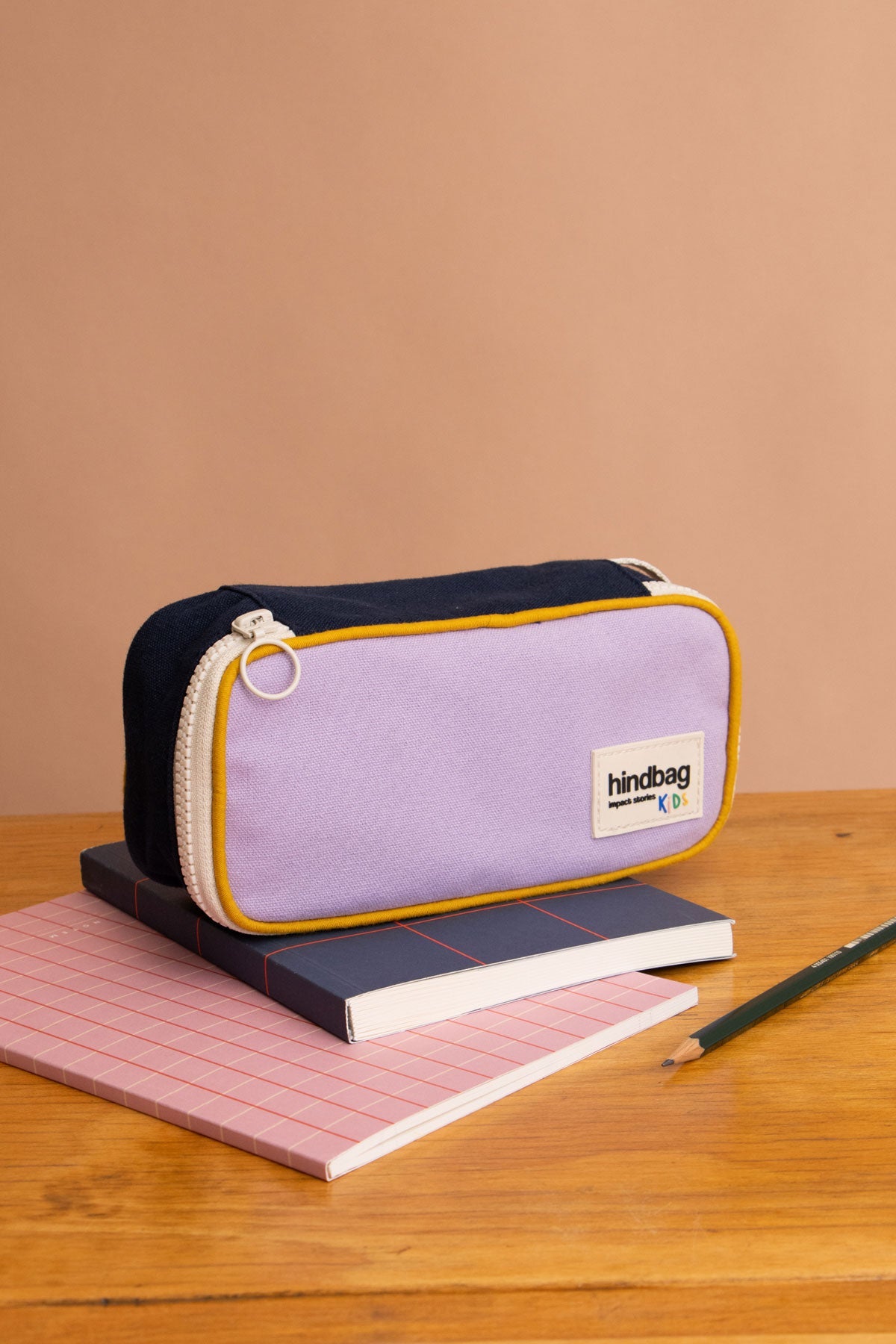 Max Tricolor Lilac Pencil Case