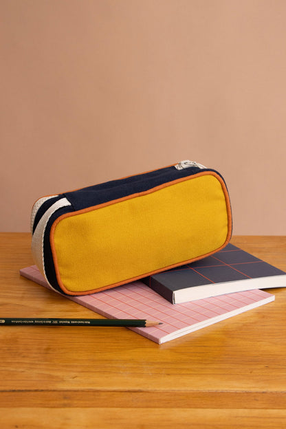 Max Tricolor Sage Pencil Case