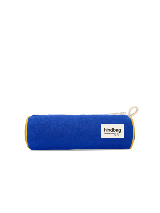Mia Tricolor Electric Blue Pencil Case