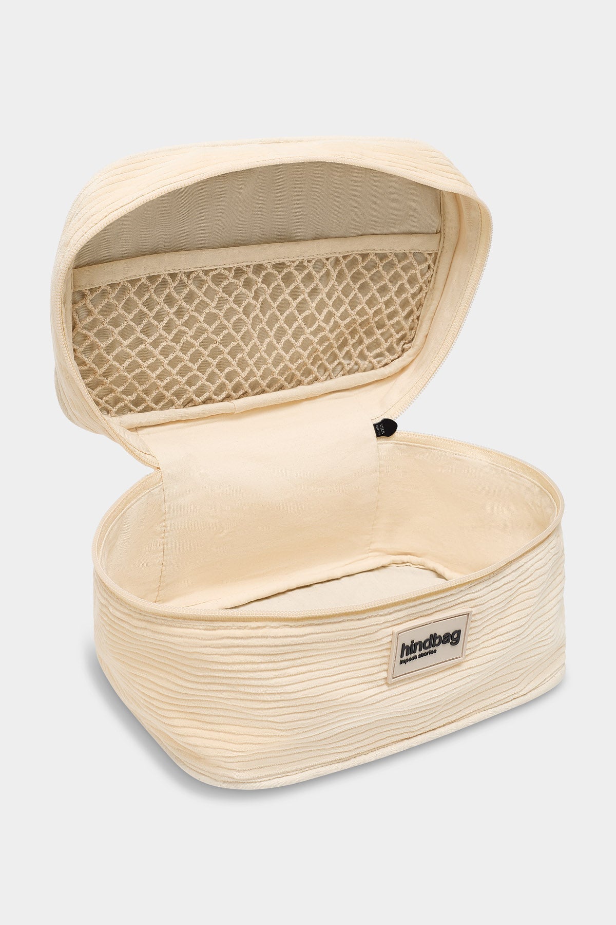 Gaspard cream corduroy Toiletry bag