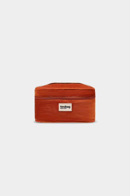 Gaspard Brick Corduroy Vanity Case