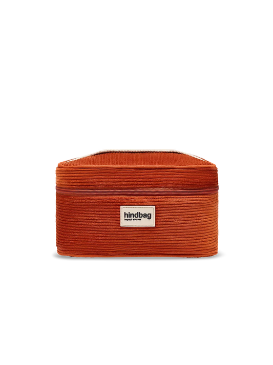 Gaspard Brick Corduroy Vanity Case