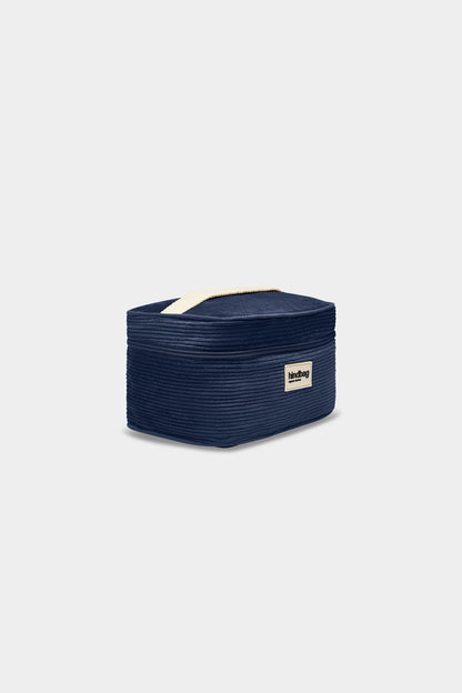 Gaspard Navy Corduroy Vanity Case