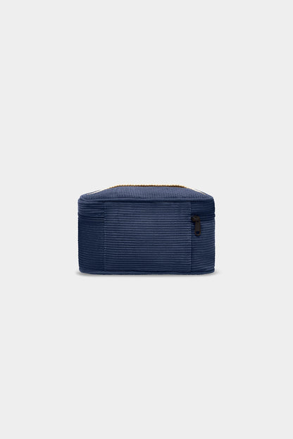 Gaspard Navy Corduroy Vanity Case