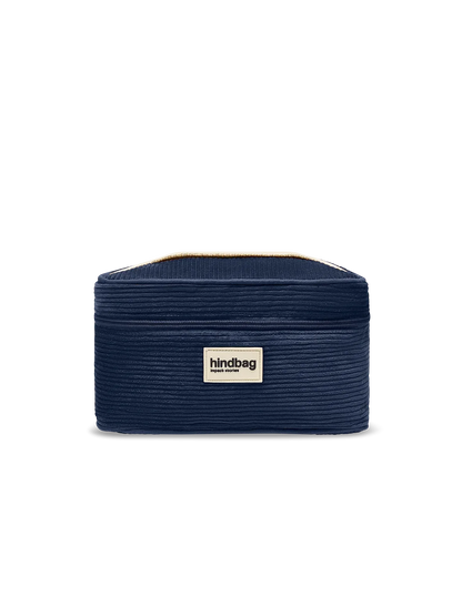 Gaspard Navy Corduroy Vanity Case
