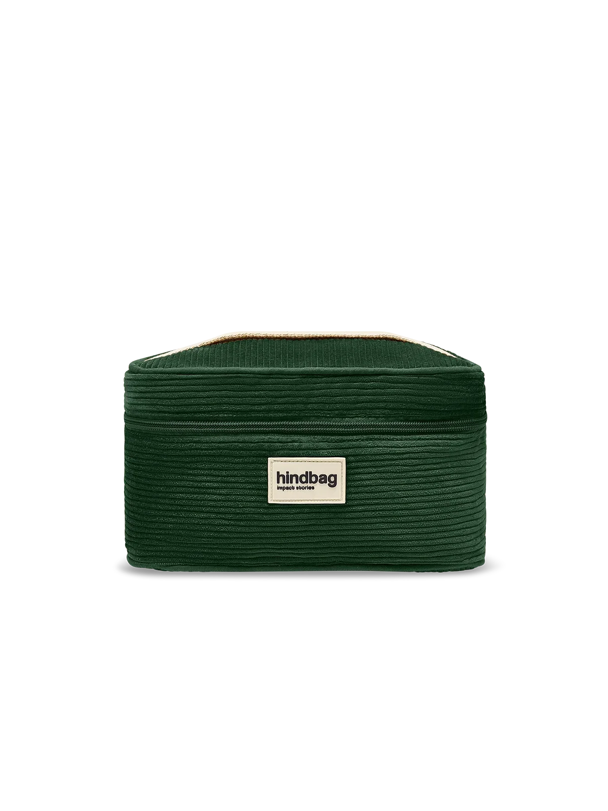 Gaspard Pine Green Corduroy Vanity Case