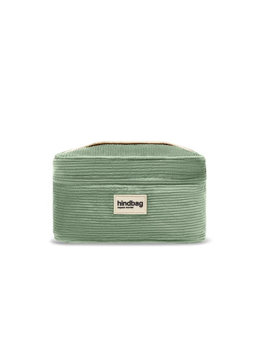 Gaspard Mint Green Corduroy Vanity Case