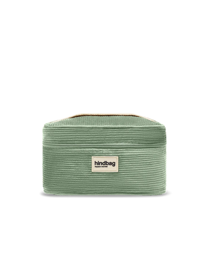 Gaspard Mint Green Corduroy Vanity Case