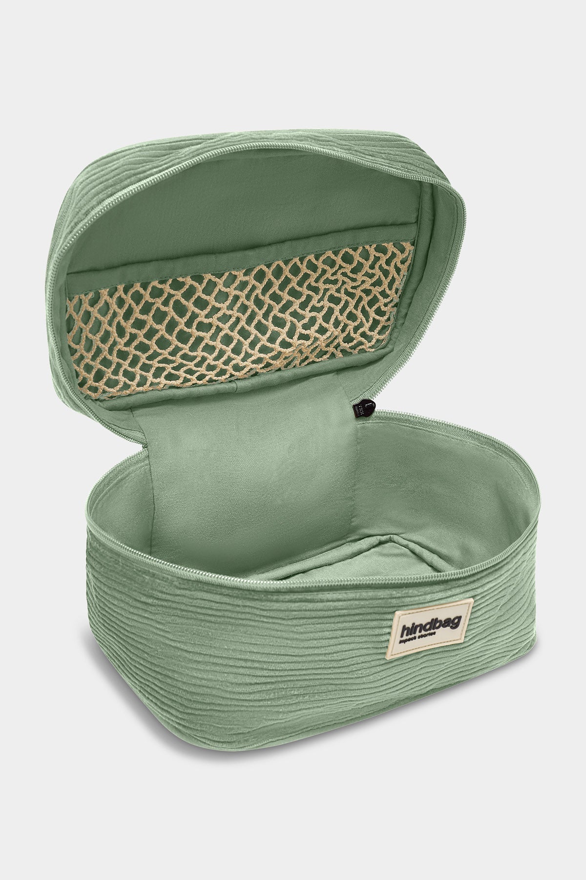 Gaspard Mint Green Corduroy Vanity Case