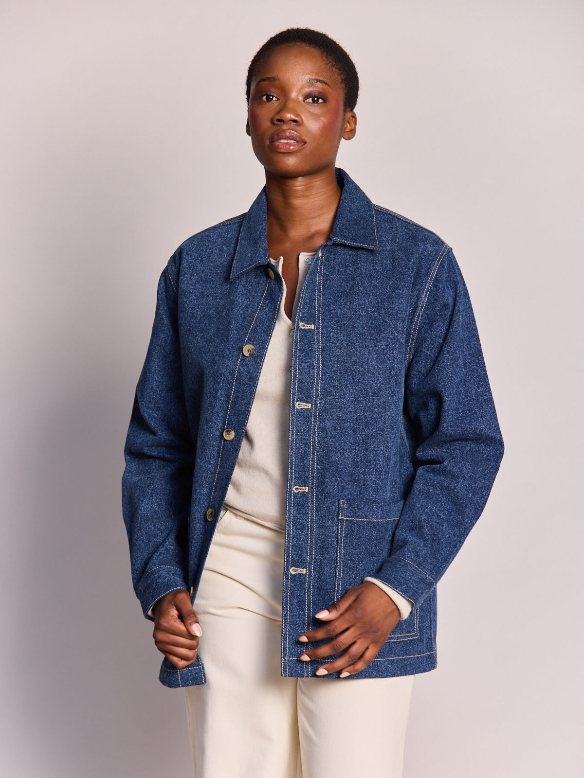 Marcel denim blue unisex jacket