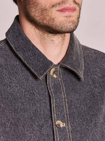 Marcel denim grey unisex jacket