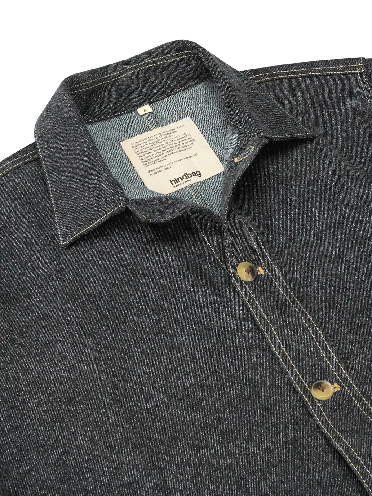 Marcel denim grey unisex jacket
