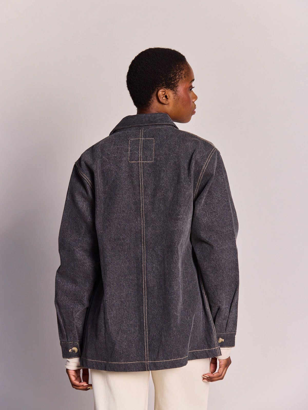 Marcel denim grey unisex jacket