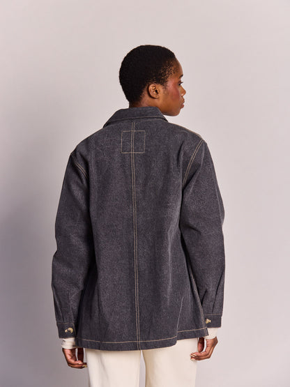 Marcel denim grey unisex jacket