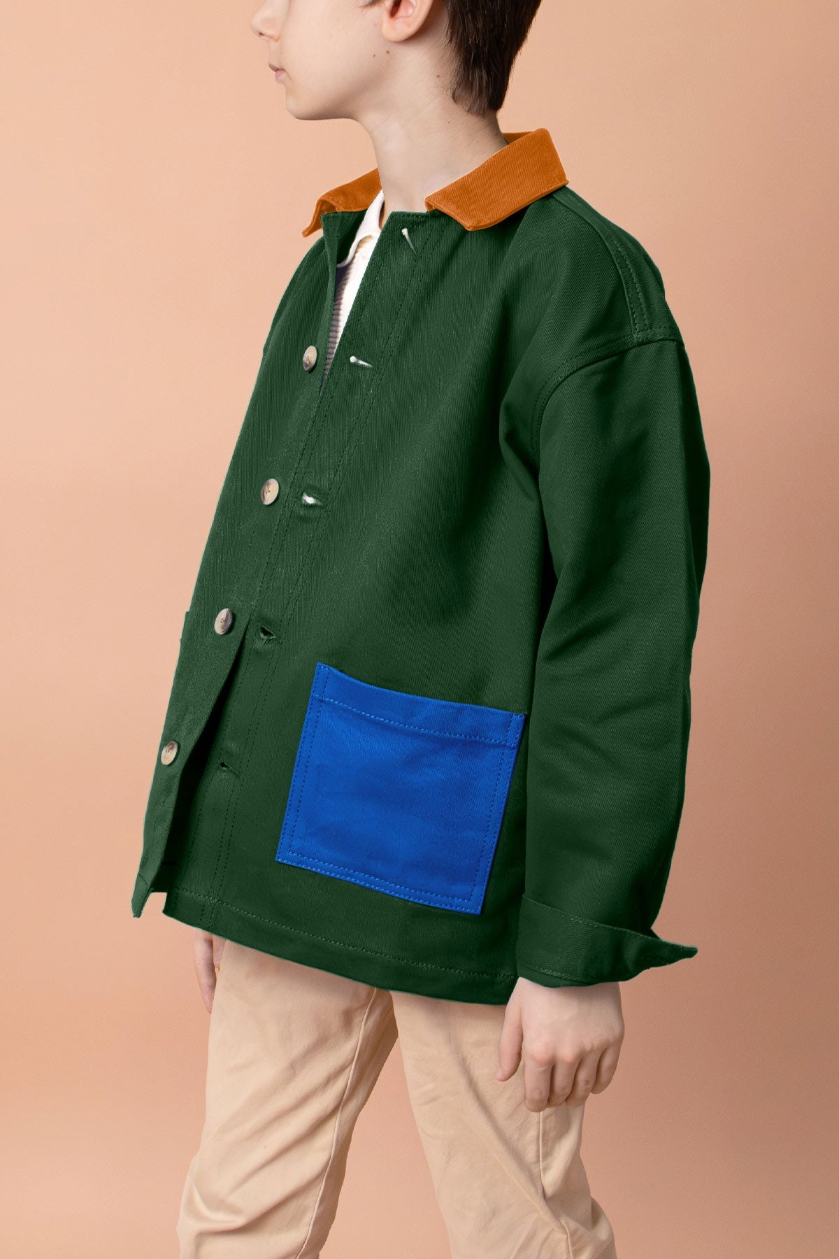 Marceau Tricolour Fir Green Jacket