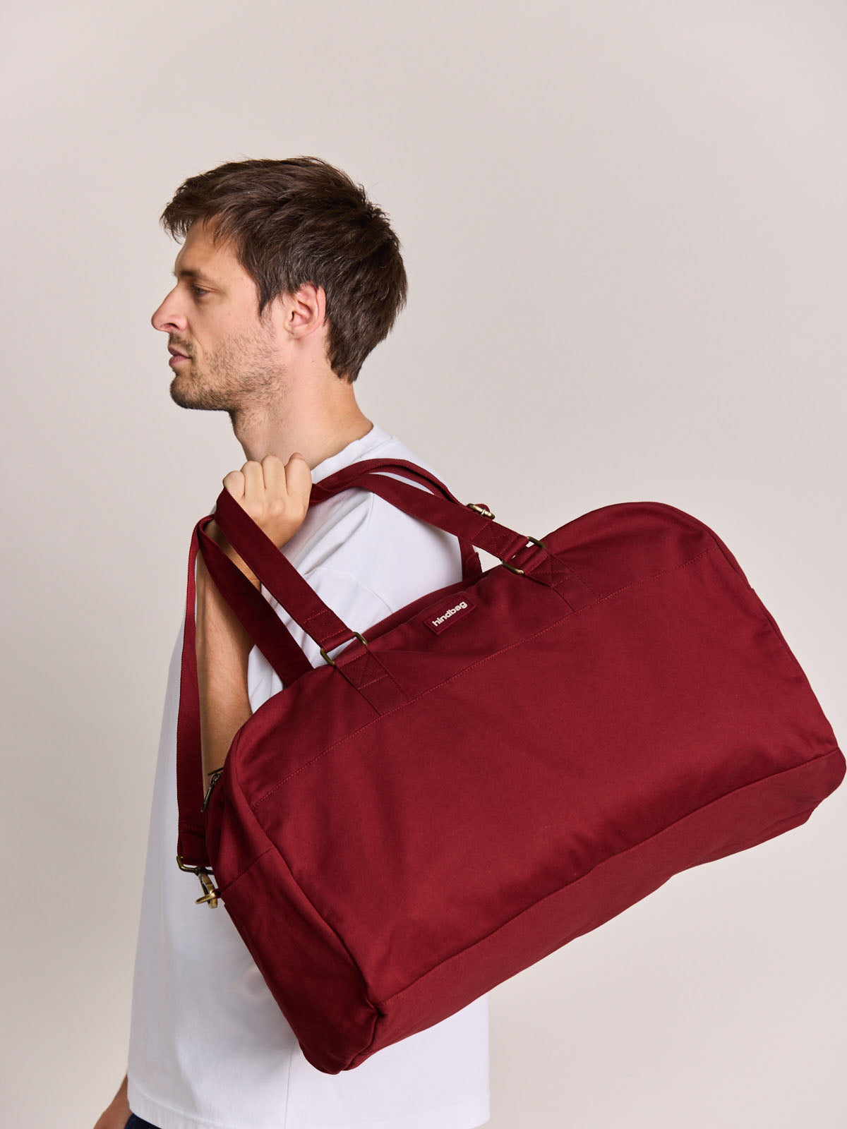 Yves burgundy travel Bag