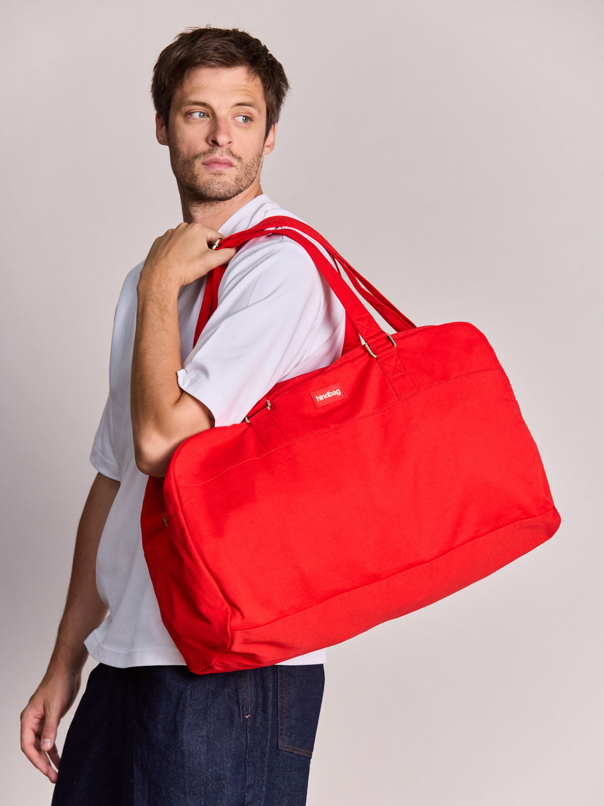 Yves Carmine Red travel Bag